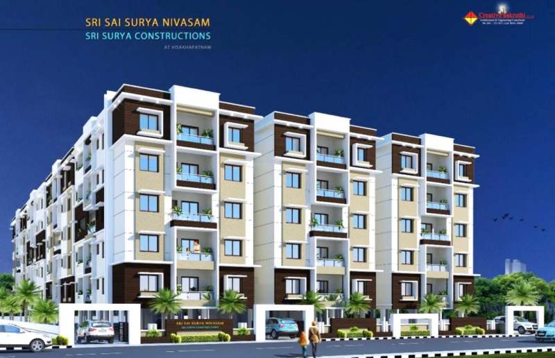 3 BHK Apartment 1450 Sq.ft. for Sale in Chinnamusidivada, Visakhapatnam