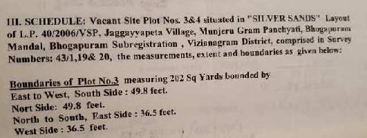  Commercial Land for Sale in Bhogapuram, Vizianagaram