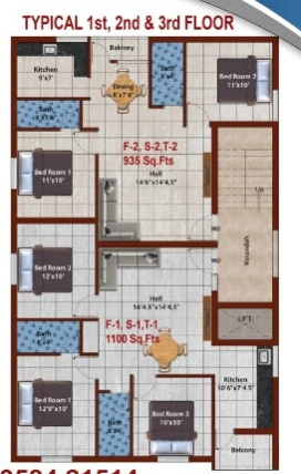 2 BHK Apartment 982 Sq.ft. for Sale in Urapakkam, Chennai