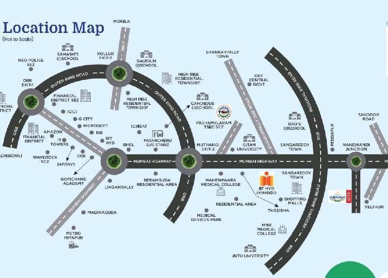  Residential Plot 200 Sq. Yards for Sale in Sadasivpet, Sangareddy