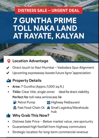  Commercial Land 7 Guntha for Sale in Kalyan West, Thane