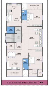 3 BHK Flat for Sale in Mhasrul Gaon, Nashik