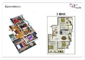 3 BHK Flat for Sale in Navalur, Chennai