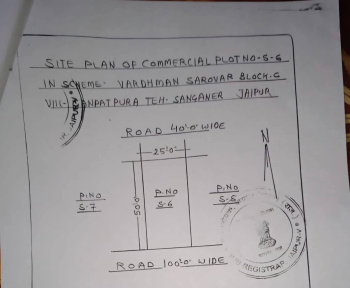 Commercial Land for Sale in Patrakar Colony, Jaipur