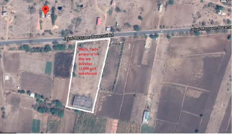  Warehouse 12000 Sq.ft. for Rent in Baramati, Pune