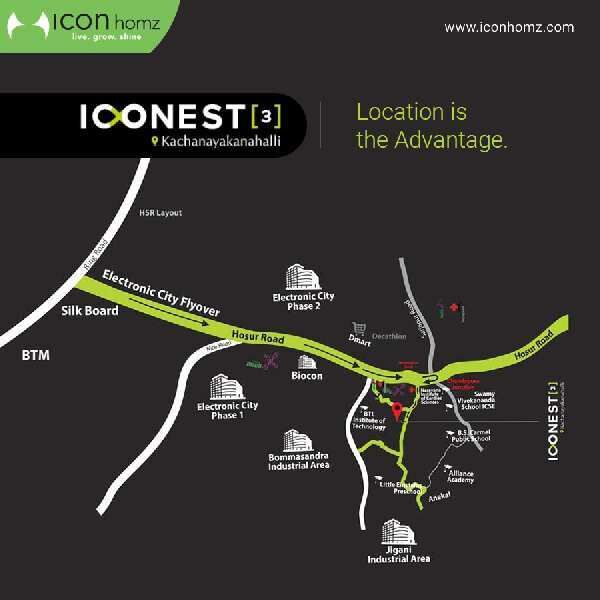 2 BHK Apartment 642 Sq.ft. for Sale in Bommasandra Industrial Area, Bangalore