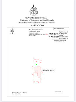  Residential Plot for Sale in Cuncolim, Goa