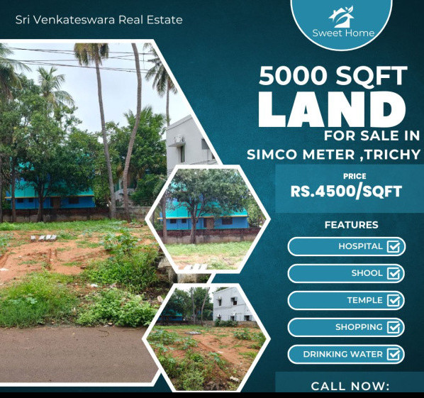  Residential Plot 4800 Sq.ft. for Sale in LIC Colony, Tiruchirappalli