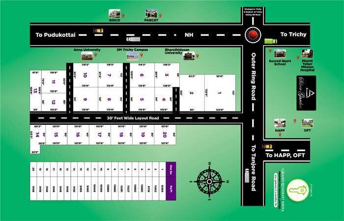  Commercial Land 13 Cent for Sale in Suriyur, Tiruchirappalli