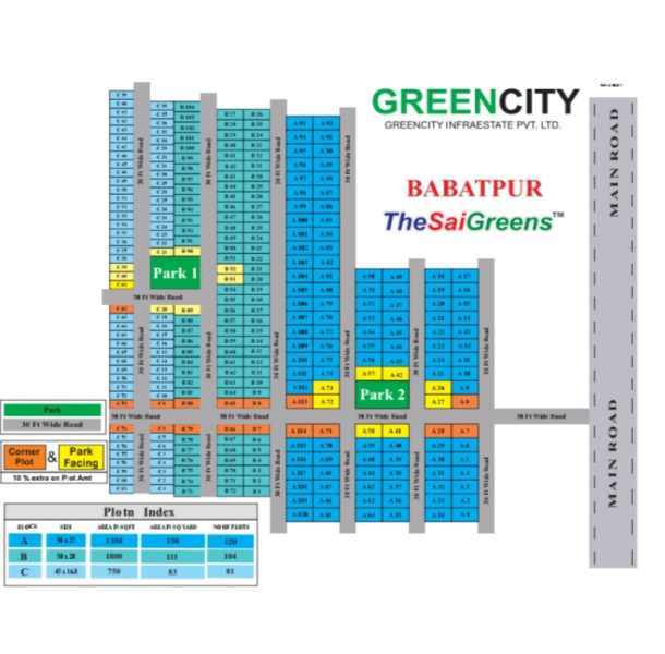  Residential Plot 1000 Sq.ft. for Sale in Babatpur, Varanasi