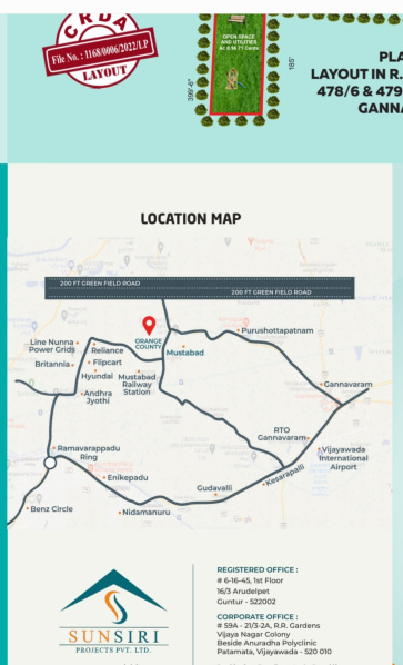  200 Sq. Yards Residential Plot for Sale in Gannavaram, Krishna