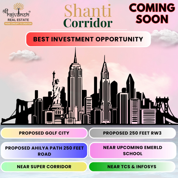  Residential Plot 1000 Sq.ft. for Sale in Super Corridor, Indore