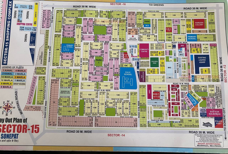  Residential Plot 110 Sq. Yards for Sale in Sector 15 Sonipat