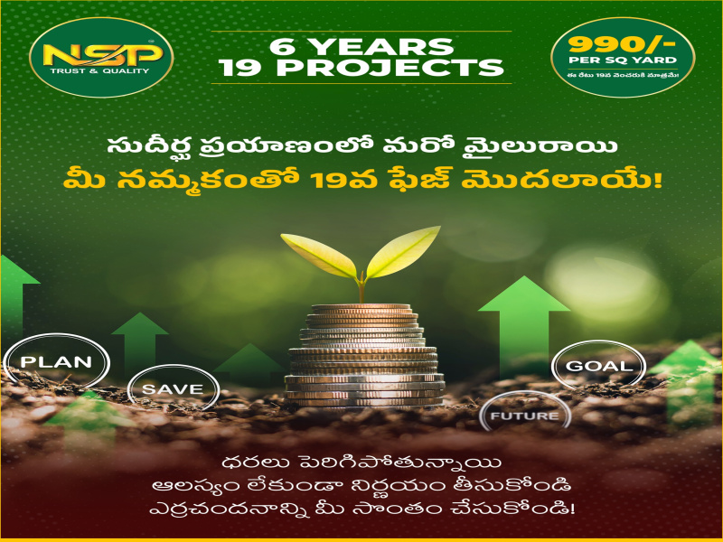  Residential Plot 1064 Sq. Yards for Sale in Markapur, Prakasam