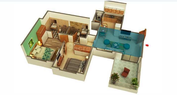 2 BHK 1180 Sq.ft. Apartment for Rent in Wakad, Pune