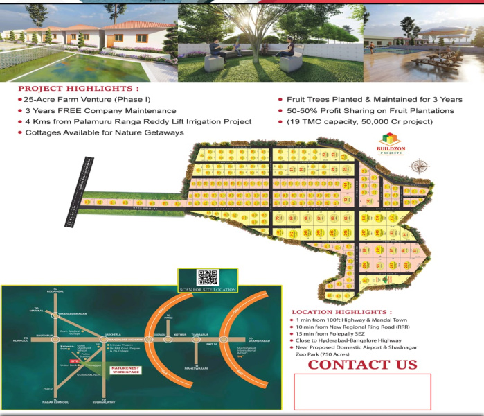  Residential Plot 363 Sq. Yards for Sale in Thimmajipet, Nagarkurnool