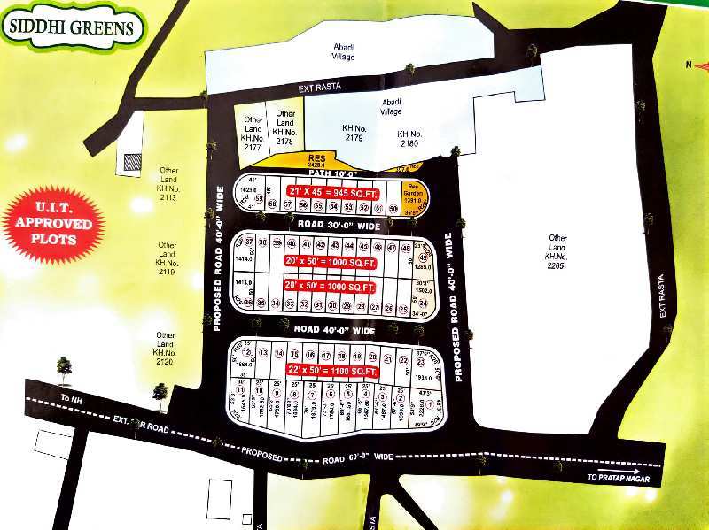 Residential Plot 1000 Sq.ft. for Sale in Dhikli, Udaipur (REI920448)