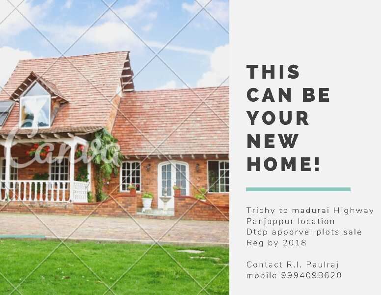  Residential Plot 1200 Sq.ft. for Sale in Trichy Highways, Tiruchirappalli