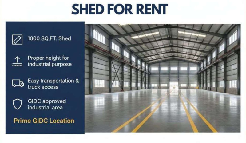  10000 Sq.ft. Warehouse for Rent in Umbergaon, Valsad