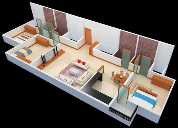 Commercial Shop 400 Sq.ft. for Sale in Sharanpur Road, Nashik