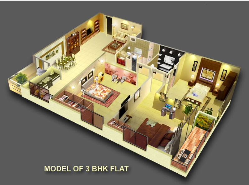 3 BHK Apartment 772 Sq.ft. for Sale in New Town, Kolkata