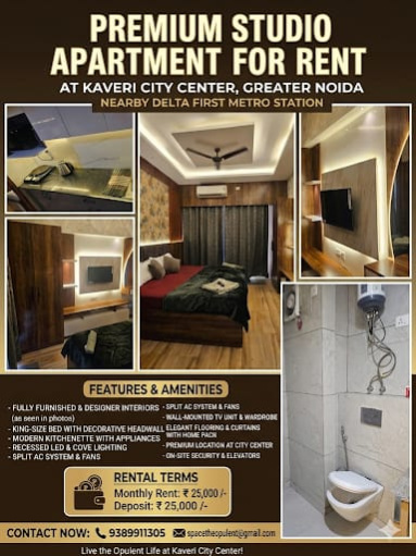  490 Sq.ft. Guest House for Rent in Delta I, Greater Noida