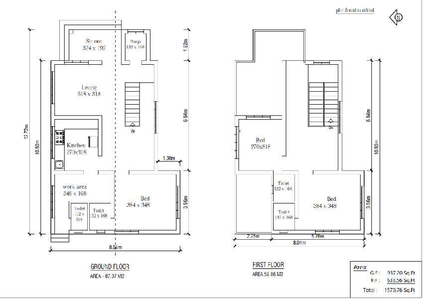 3 BHK House 1570 Sq.ft. for Sale in Guruvayur, Thrissur