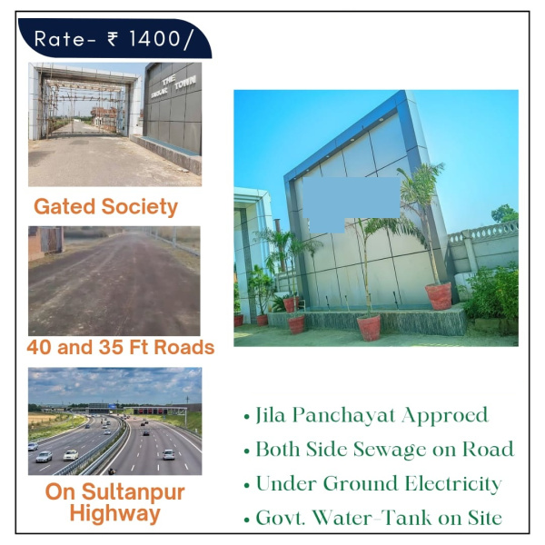  Residential Plot 1000 Sq.ft. for Sale in Sultanpur Road, Lucknow