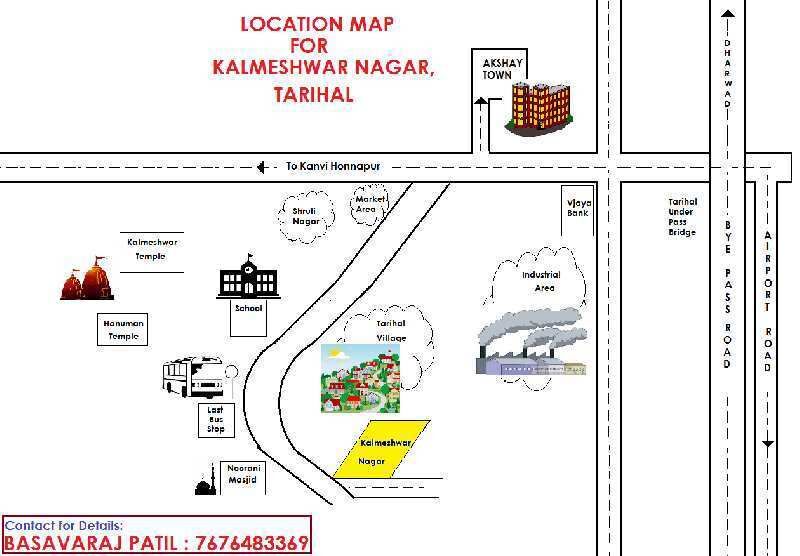  Residential Plot 581 Sq.ft. for Sale in Deshpande Nagar, Hubli