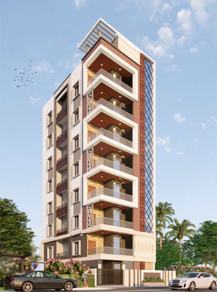 3 BHK Apartment 1650 Sq.ft. for Sale in Bapat Nagar, Chandrapur