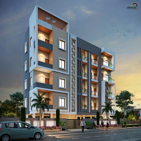 3 BHK Apartment 1050 Sq.ft. for Sale in Tukum, Chandrapur