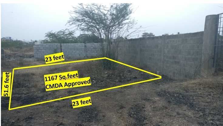  Residential Plot 1167 Sq.ft. for Sale in Tambaram, Chennai