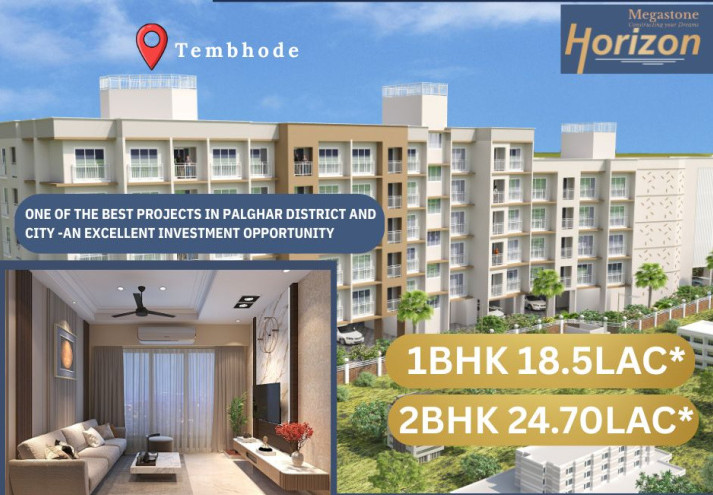 1 BHK 530 Sq.ft. Apartment for Sale in Tembode Palghar