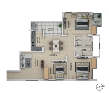 3 BHK Flat for Sale in Pundag, Ranchi