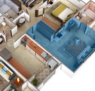 2 BHK Apartment 815 Sq.ft. for Sale in Wadegaon, Pune