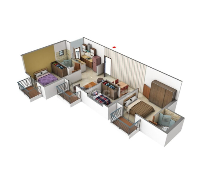 2.5 BHK 800 Sq.ft. Apartment for Sale in Sector 79 Gurgaon