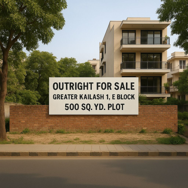  Residential Plot 500 Sq.ft. for Sale in Greater Kailash Enclave I, Delhi