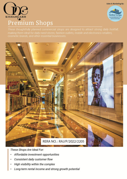  381 Sq.ft. Commercial Shop for Sale in Kishangarh, Ajmer