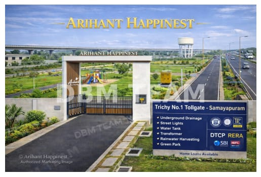  1200 Sq.ft. Residential Plot for Sale in No 1 Tollgate, Tiruchirappalli