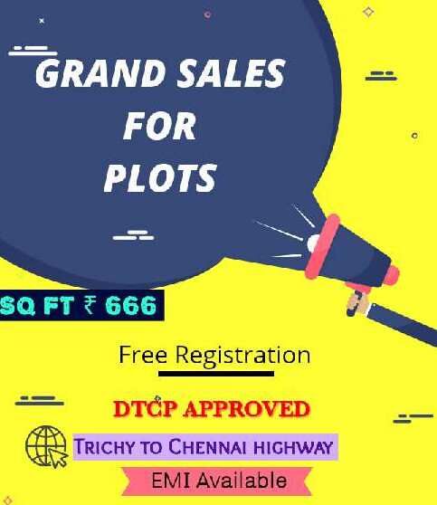  Commercial Land 1500 Sq.ft. for Sale in Trichy Highways, Tiruchirappalli
