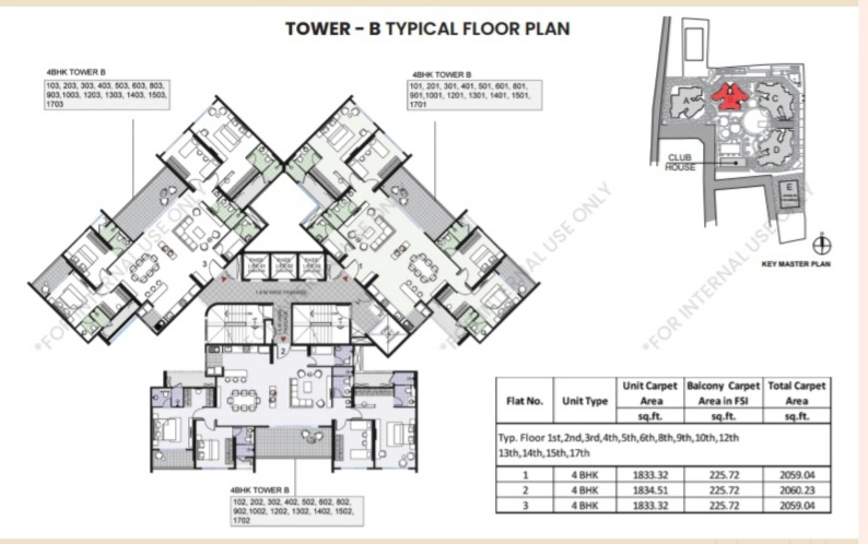 3 BHK Apartment 1302 Sq.ft. for Sale in Baner Pashan Link Road, Baner Pashan Link Road, Pune