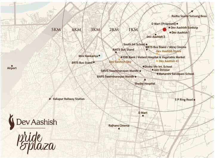 2 BHK Apartment 711 Sq.ft. for Sale in Nava Naroda, Ahmedabad
