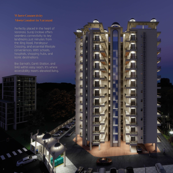 3 BHK 1566 Sq.ft. Apartment for Sale in Soyepur, Varanasi