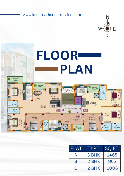 3 BHK Apartment 1465 Sq.ft. for Sale in Kaliganj, Durgapur
