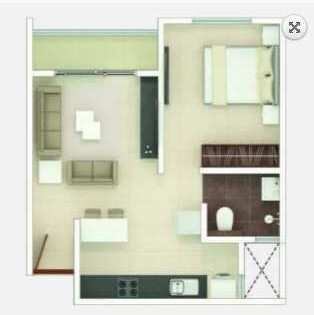1 BHK Apartment 485 Sq.ft. for Sale in Hennur Road, Bangalore