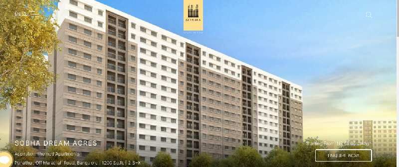 2 BHK Apartment 695 Sq.ft. for Sale in Panathur, Bangalore