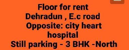 3 BHK Flat for Rent in EC Road, Dehradun