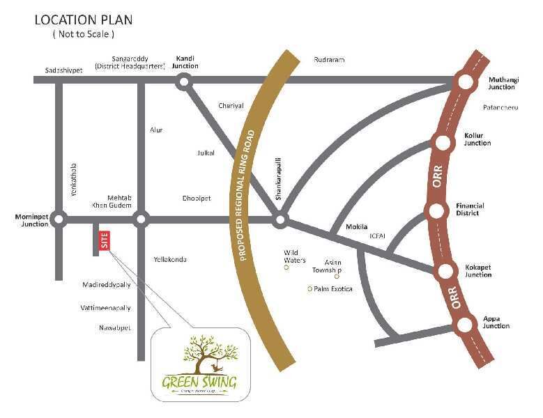  Residential Plot 500 Sq. Yards for Sale in Shankarpally, Rangareddy
