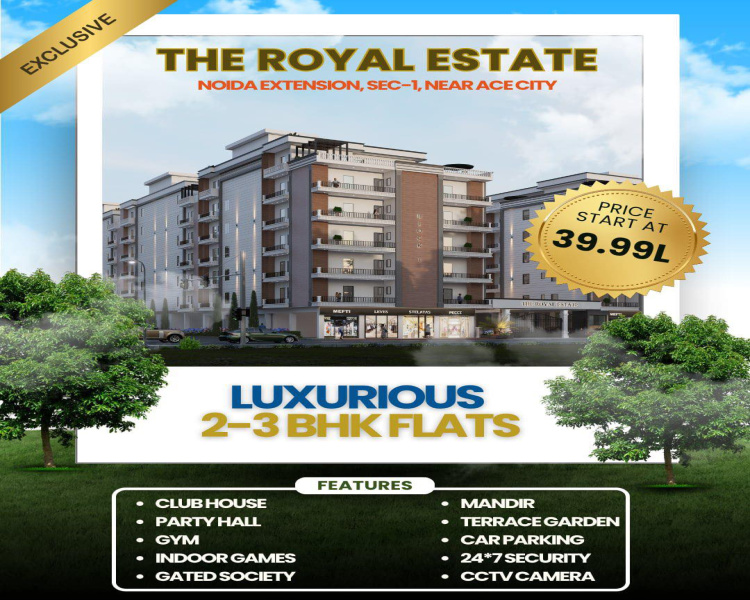 2 BHK Apartment 1120 Sq.ft. for Sale in Sector 1 Greater Noida West