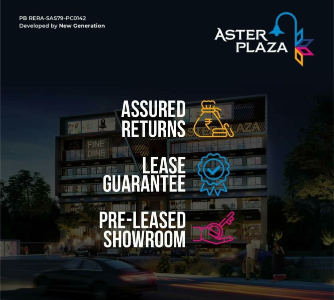  Office Space 277 Sq.ft. for Sale in Airport Road, Zirakpur